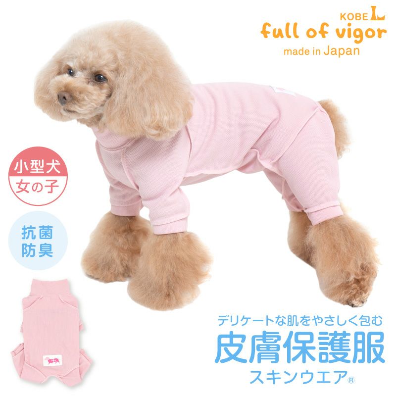 皮膚保護服 スキンウエア(R) 女の子 ダックス 小型犬用 抗菌 消臭素材