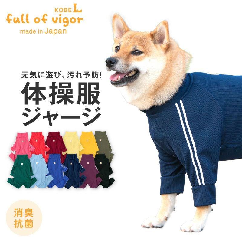 中型犬用 ドッグプレイ(R) 体操服 ジャージ つなぎ | ダックス、猫