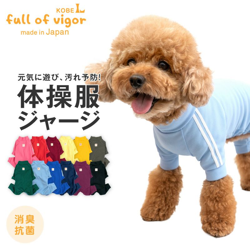 ドッグプレイ(R) 体操服 ジャージ つなぎ ダックス 小型犬用