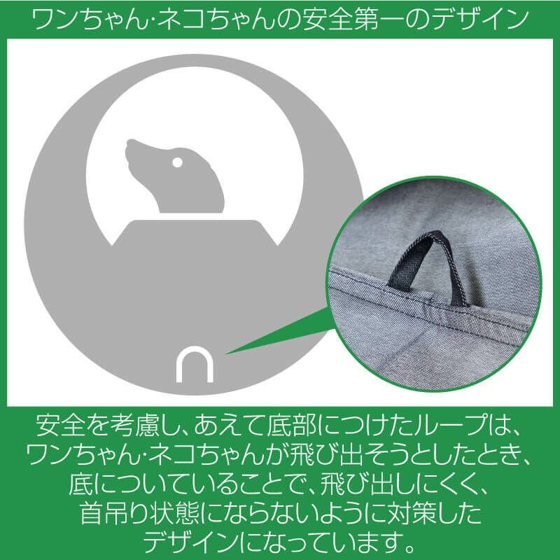 ドッグ スリング 抱っこだワン 用 中付け 飛出し 防止 フック