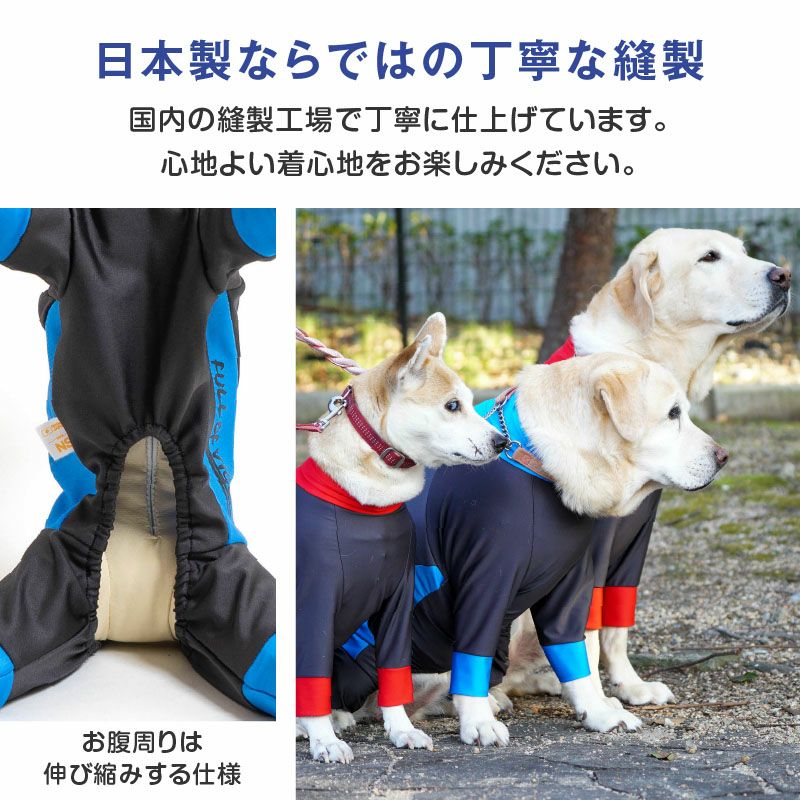 大型犬用 伸びて 着せやすい ドッグプレイ(R) 撥水 ラッシュガード