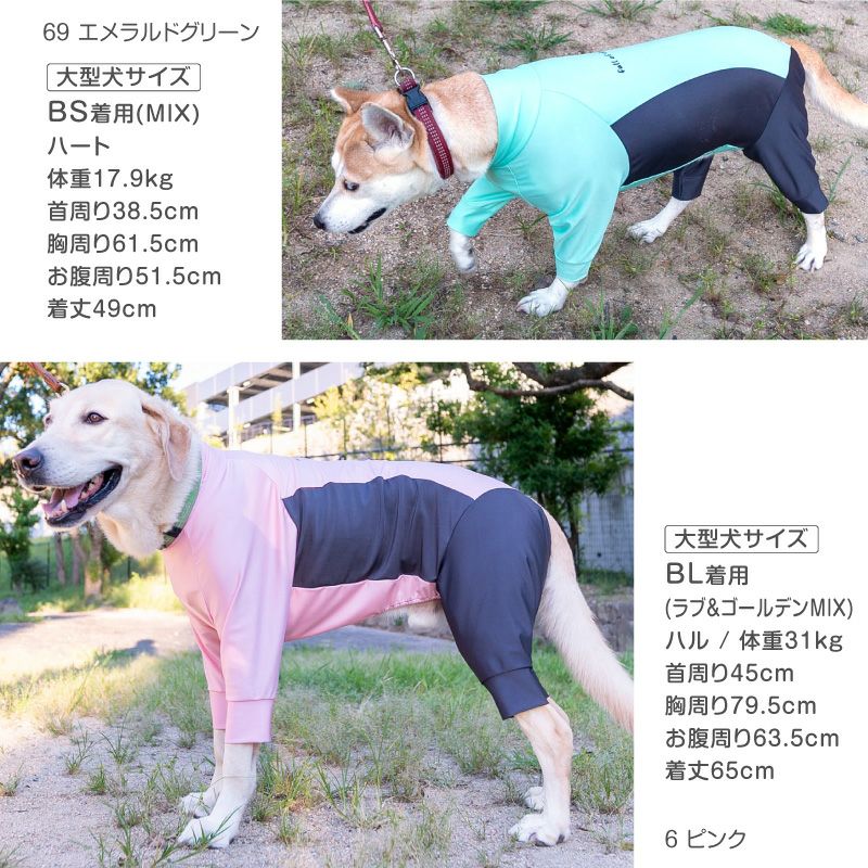 中型犬用 伸びて 着せやすい ドッグプレイ(R) サイド切替 ラッシュ