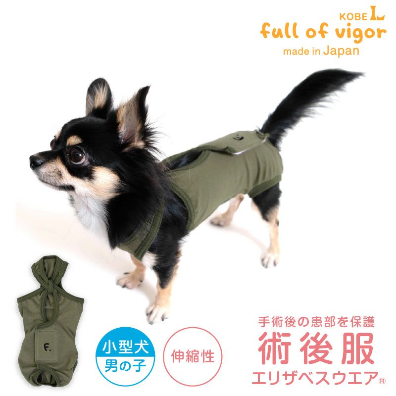 伸びて 着せやすい F. べア天竺 術後服 エリザベスウエア(R) 男の子