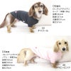 ベア天竺ラグランTシャツ(ダックス・小型犬用)	