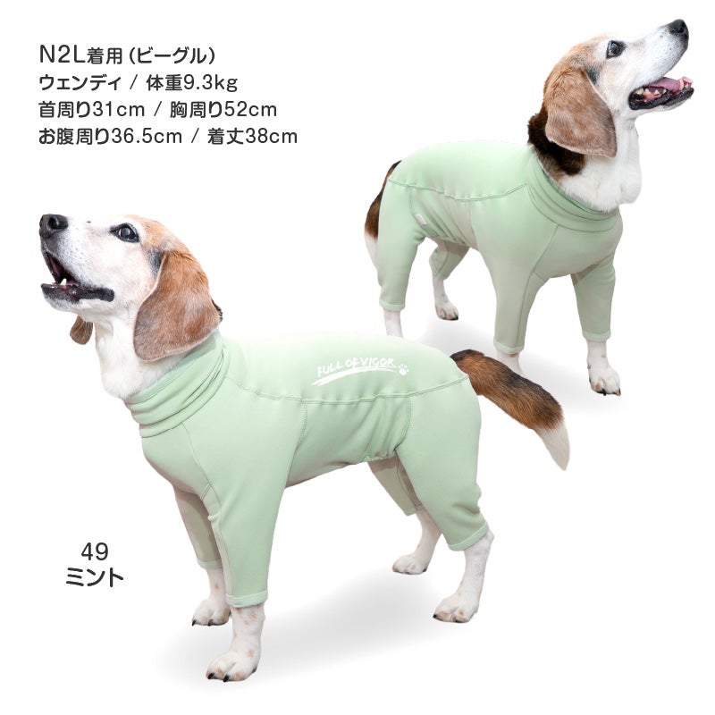 ドッグプレイ(R)裏起毛ラッシュガード(中型犬用)