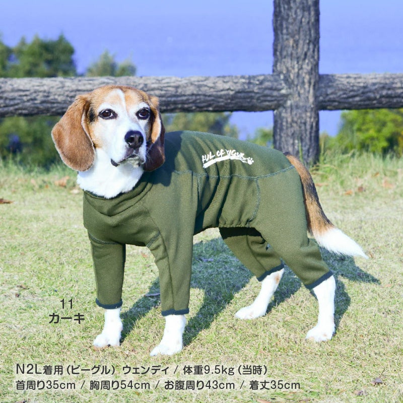 ドッグプレイ(R)裏起毛ラッシュガード(中型犬用)