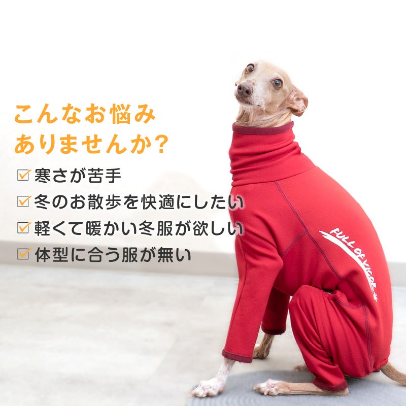ドッグプレイ(R)裏起毛ラッシュガード(イタグレ用)