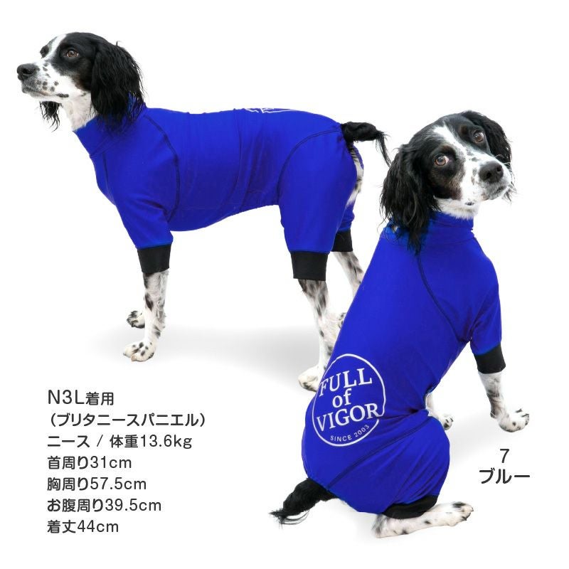 WIND AND SEA ドッグウェア 犬服 S ネイビー 中型犬用 伸びて 着せやすい ドッグプレイ(R) サークル プリント 撥水