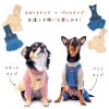 デニムニットサロペットパンツ(ダックス・小型犬用)