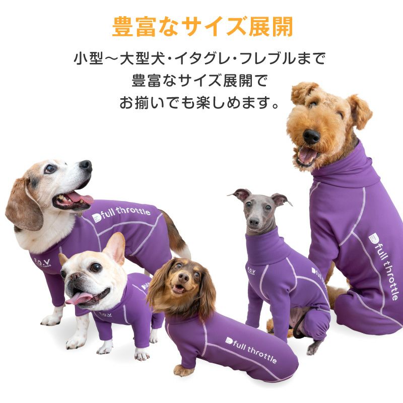イタグレ用 伸びて 着せやすい ドッグプレイ(R) 裏起毛 ラッシュガード