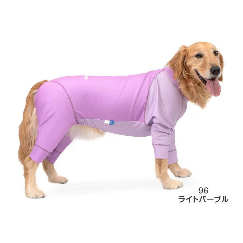 大型犬用 伸びて 着せやすい ドッグプレイ(R) 配色 撥水 ラッシュ