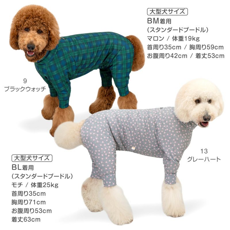 中型犬用 ドッグプレイ(R) 柄 ジャージ つなぎ | ダックス、猫 、小型