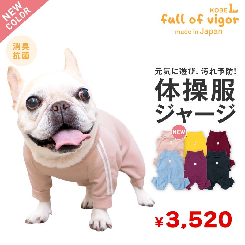ドッグプレイ(R)体操服ジャージつなぎ(フレブル用)
