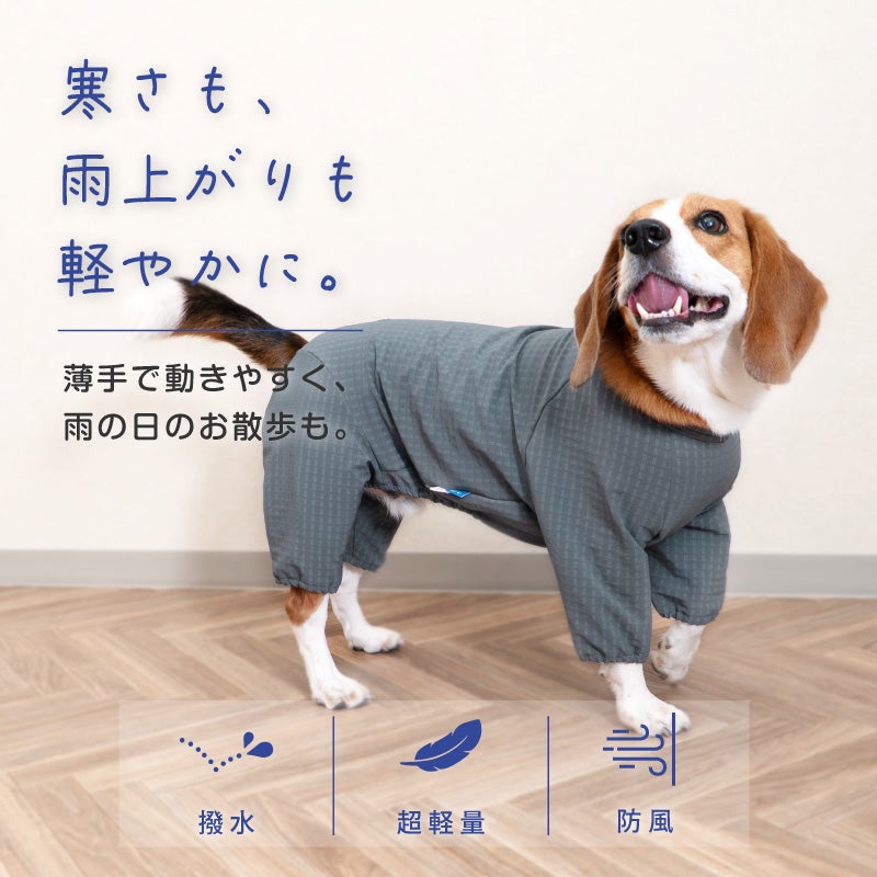 ドッグプレイ(R)撥水透湿裏フリースラッシュガード(中型犬用)