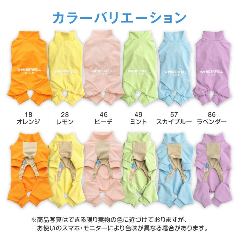 ドッグプレイ(R)吸水速乾防蚊ラッシュガード(ダックス・小型犬用)