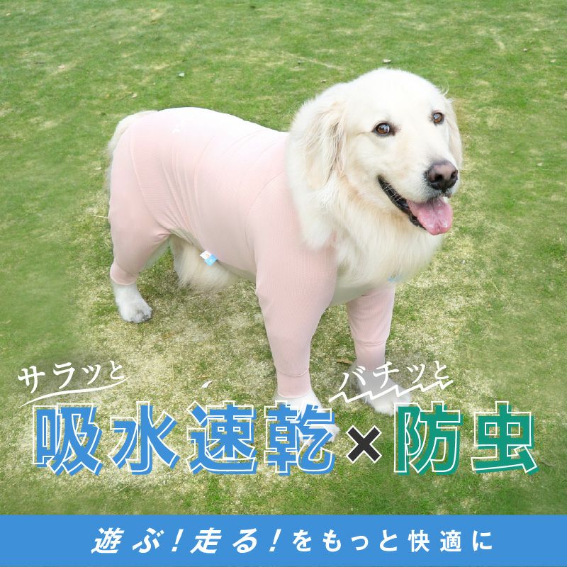 ドッグプレイ(R)吸水速乾防蚊ラッシュガード(大型犬用)