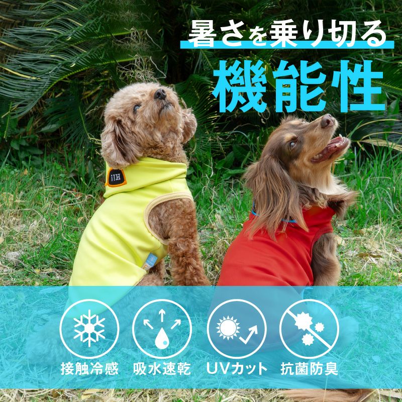 接触冷感 サングラス フード パーカー ダックス 小型犬用 | ダックス