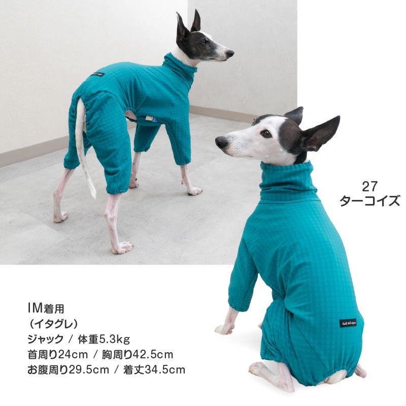 着ぶくれしない あったか 裏 フリース イタグレ用 ドッグプレイ(R) 撥