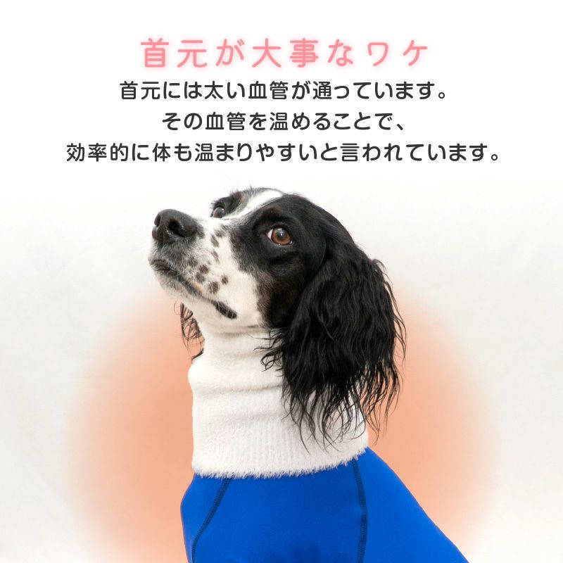 伸びて 着せやすい 伸縮素材 防寒 首元 あったか シャギー ネック