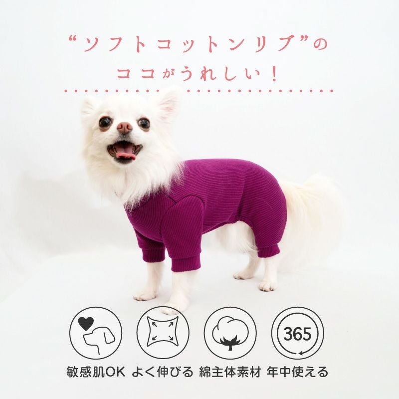 やわらか ソフト コットン リブ お部屋着 ルームウェア パジャマ